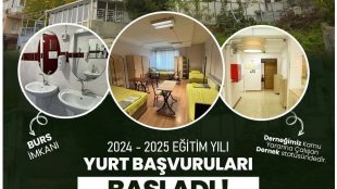 Osmangazi Öğrenci Yurdumuzda 2024 – 2025 Yurt başvurularımız başlamıştır.